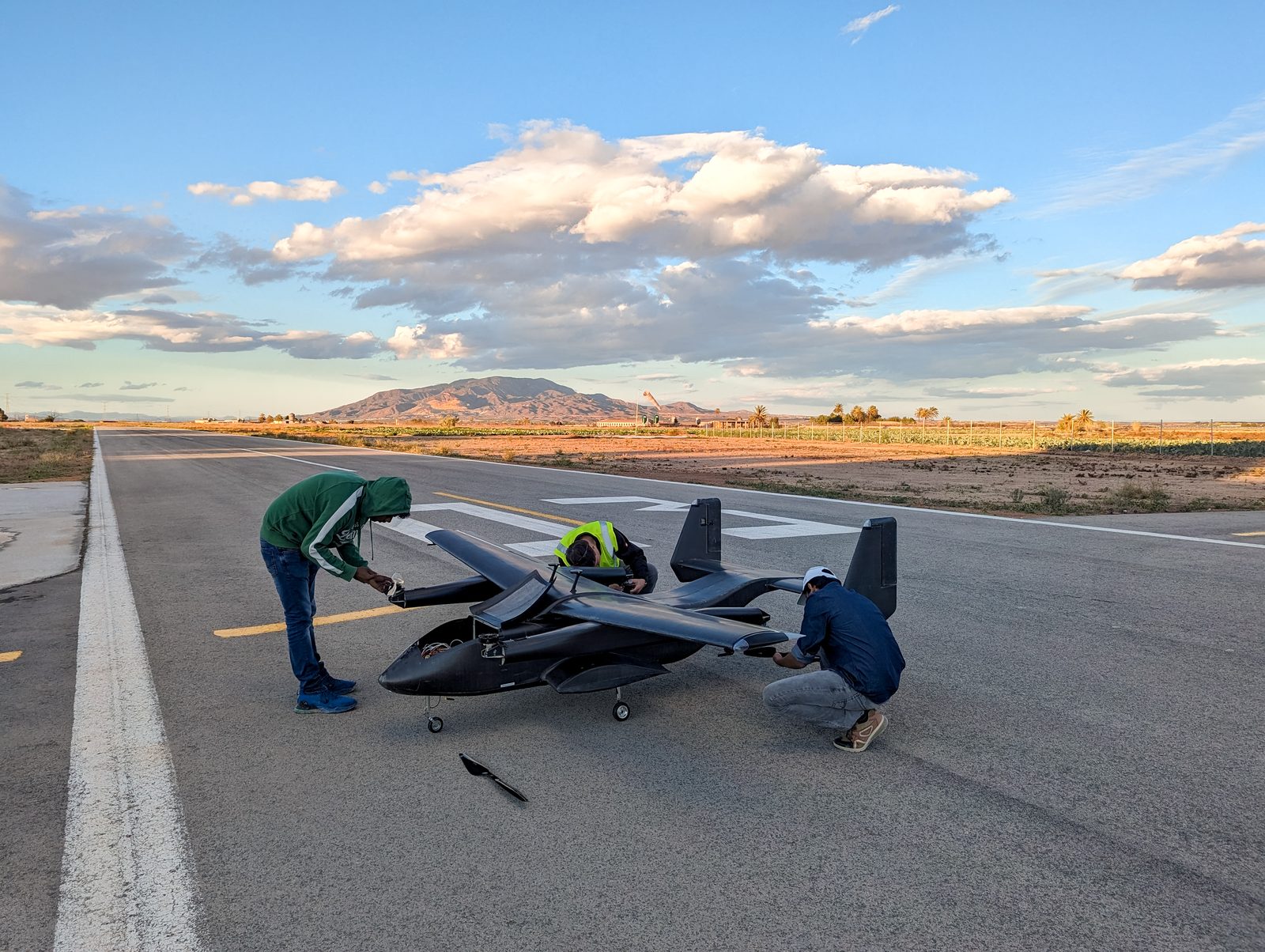 IONA aircraft on the runway